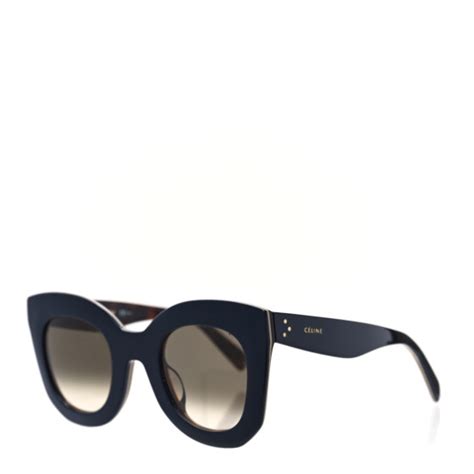 celine 41098 f s 0qlt havana blue blue sunglasses|SUNGLASSES WOMEN .